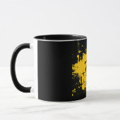 Mug Taza Negra con logo de +Flow (Gauche)
