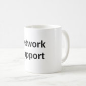 Mug Taza network Support (Devant droit)