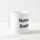 Mug Taza network Support (Devant gauche)