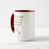 Mug Taza para Amantes del Café y Navidad (Devant gauche)