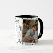 Mug Taza para café personalizada con foto de pareja (Devant droit)