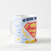Mug Taza para Día del Padre - "Mi heroe" (Devant gauche)