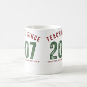 Mug Taza para profesor | Teaching since 2007 (Centre)