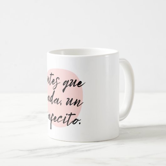 Mug taza para tomar cafe (Devant droit)
