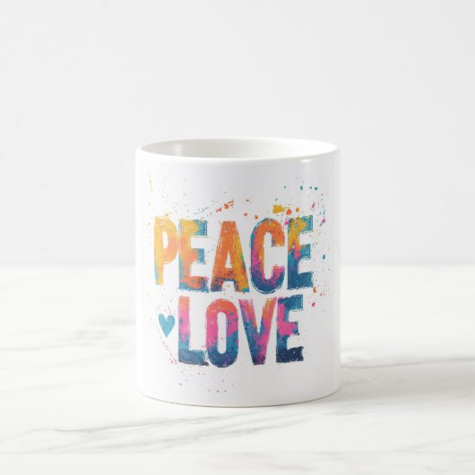 Mug Taza Peace and Love (Centre)