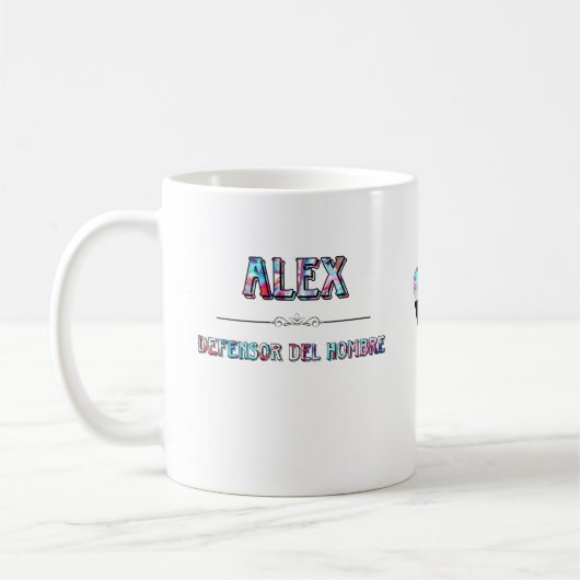 Mug Taza personalizada Alex y su significado (Gauche)