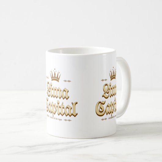 Mug taza peru (Devant droit)