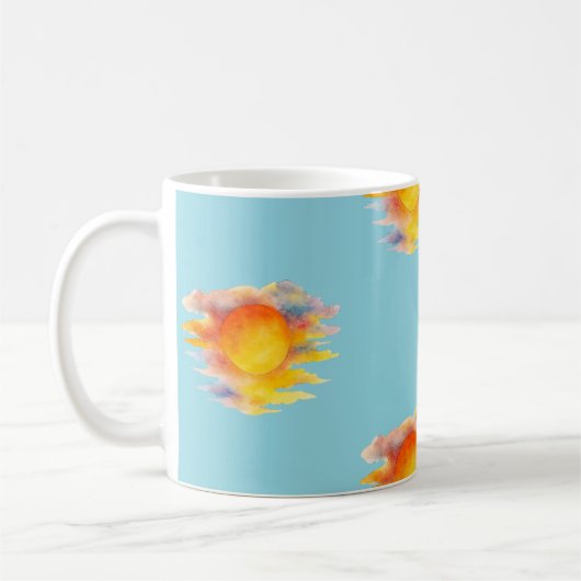 Mug Taza playera Sol con colores (Gauche)
