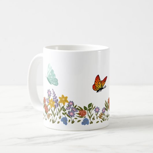 Mug Taza primavera de cafe (Devant gauche)