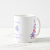 Mug Taza Primera Comunión CECILIA (Devant droit)
