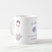 Mug Taza Primera Comunión CECILIA (Devant gauche)