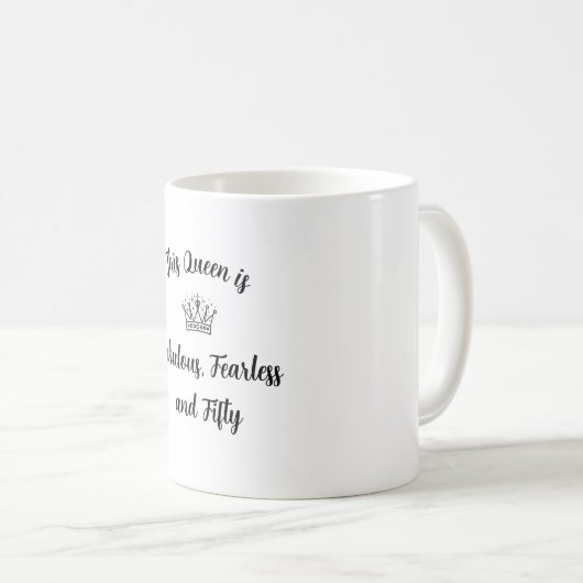 Mug Taza Queen (Devant droit)