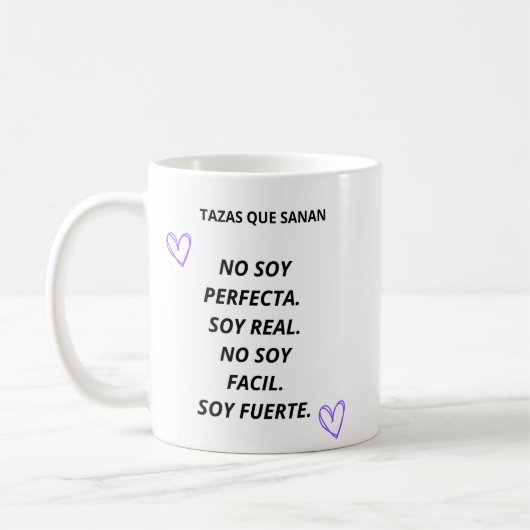 Mug Taza Soy Suficiente – Frase de Empoderamiento (Gauche)