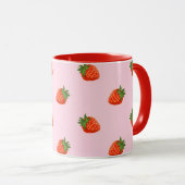 Mug Taza Strawberries (Devant droit)