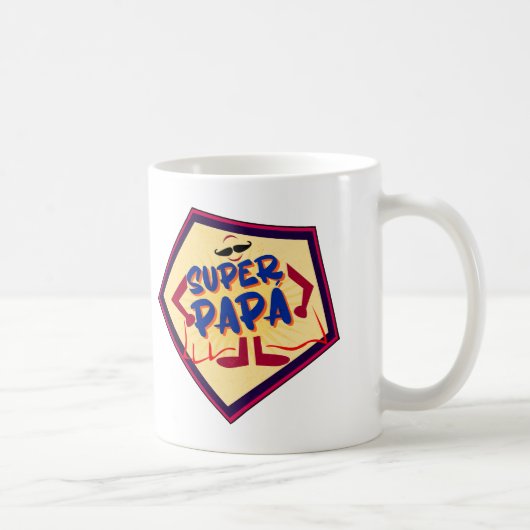 Mug Taza Super Papá (Droite)