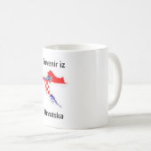 Mug Taza suvenir ez Hrvatska (Devant droit)