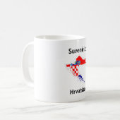 Mug Taza suvenir ez Hrvatska (Devant gauche)