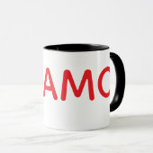Mug Taza te AMO (Devant droit)