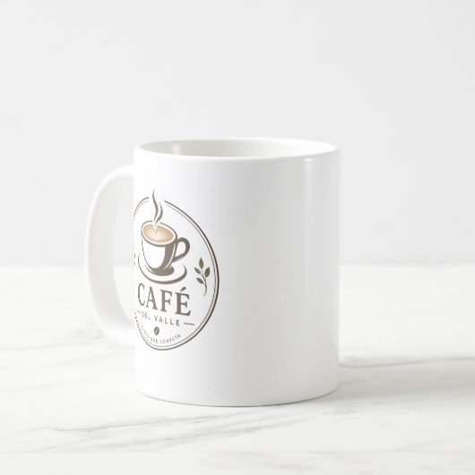 Mug Taza: Un buen café. (Devant gauche)