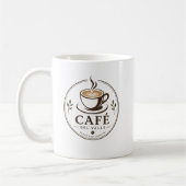 Mug Taza: Un buen café. (Gauche)