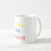 Mug Taza viva la salsa (Devant droit)