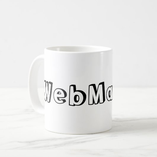 Mug Taza WebMaster (Devant gauche)