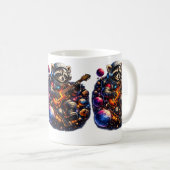 Mug TazaMapache astronauta rockero – Música entre plan (Devant droit)