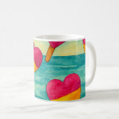 Mug Tazas de café helados en la playa (Devant droit)