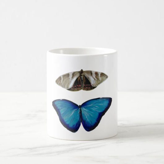 Mug Tazas de dos Mariposas Hermosas (Centre)