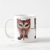 Mug tazas mirror cat (Gauche)