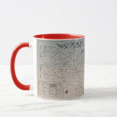 Mug Tazza Fan Art di Supernatural disegnata (Gauche)