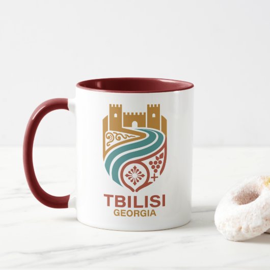 Mug Tbilissi Géorgie (Avec donut)