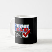 Mug Tchèque ici (foncé) (Devant gauche)