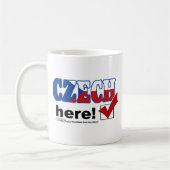 Mug Tchèque ici (léger) (Gauche)