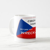 Mug TCHÈQUE vous-même (Devant gauche)