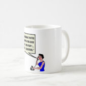 Mug TDAH drôle (Devant droit)