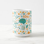 Mug TDAH : Magnifiquement distrait (Centre)