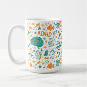 Mug TDAH : Magnifiquement distrait (Gauche)