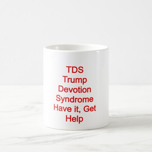 Mug TDS ; Syndrome de Dévotion de Trump (Centre)