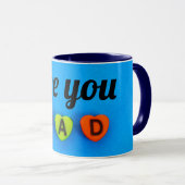 Mug Te amo papá (Devant droit)