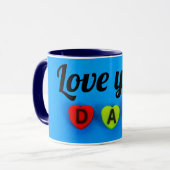 Mug Te amo papá (Devant gauche)