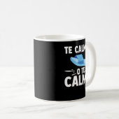 Mug Te Calmas O Te Calmo Professeur Espagnol Amusant E (Devant droit)