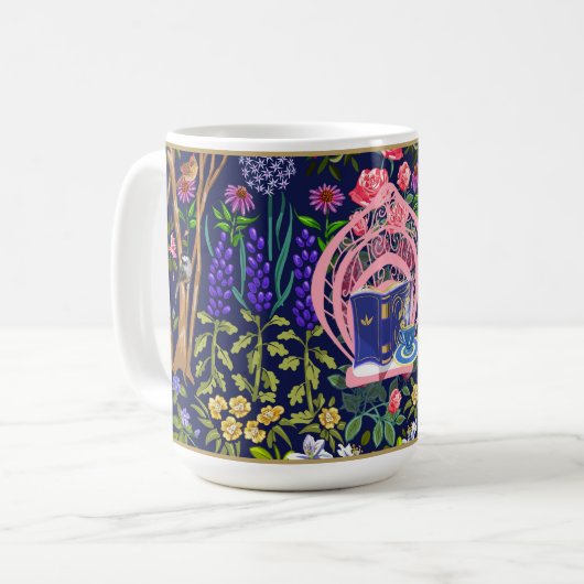 Mug Tea Garden Lecture chaise | Rose | (Devant gauche)