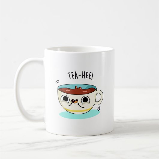 Mug Tea Hee Funny Tea Cup Pun (Gauche)