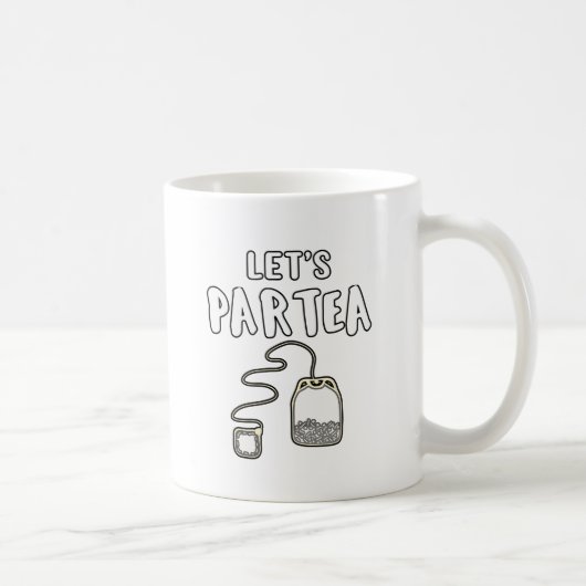 Mug Tea Lover Gift Party Let's Partea Gift (Droite)