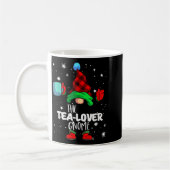 Mug Tea Lover Gnome Red Buffalo Plaid Matching Family (Gauche)