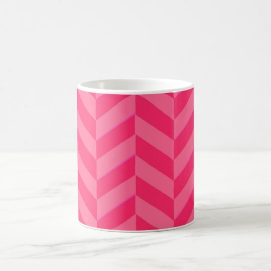Mug Tea moderne rose Chevron & (Centre)
