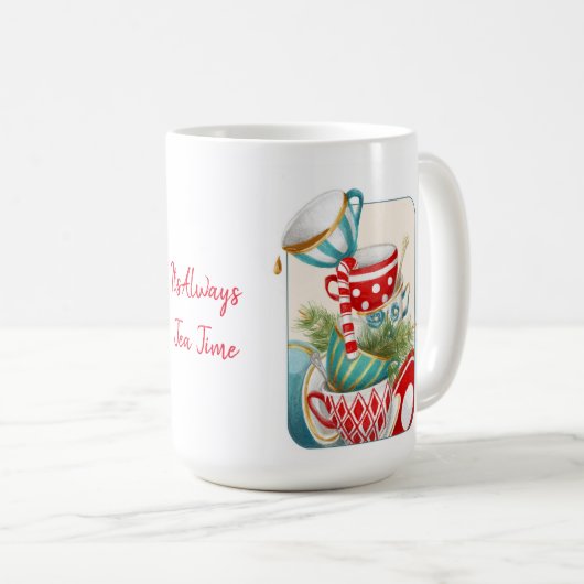 Mug Tea Party Noël (Devant droit)