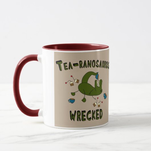 Mug Tea-ranosaurus détruit (Gauche)