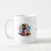 Mug Tea‑Rex – Cartoon Dino mit Tee | (Gauche)